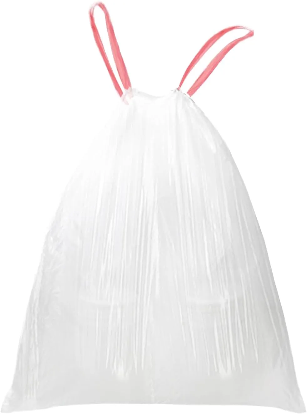 1.2 Gallon Small Trash Bags Drawstring, Mini Garbage Bags, 88 Count, 1.14Mil Thickness, 3.8g/pcs, 38 * 41cm, Unscented, Clear