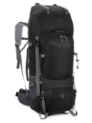60L Hiking Backpack Ergonomic and Padded With Whistle
