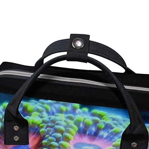 Backpack Coral Beauty Mens Laptop Backpacks Shoulder Hiking Daypack