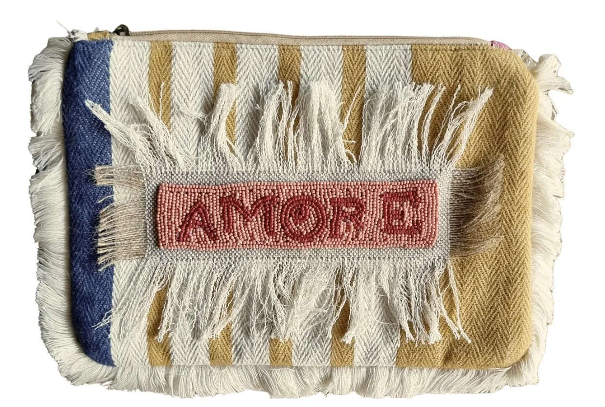 Beaded Clutch Bag