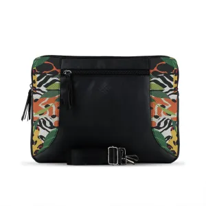 Black Mixed Laptop Sleeve Nature Skin