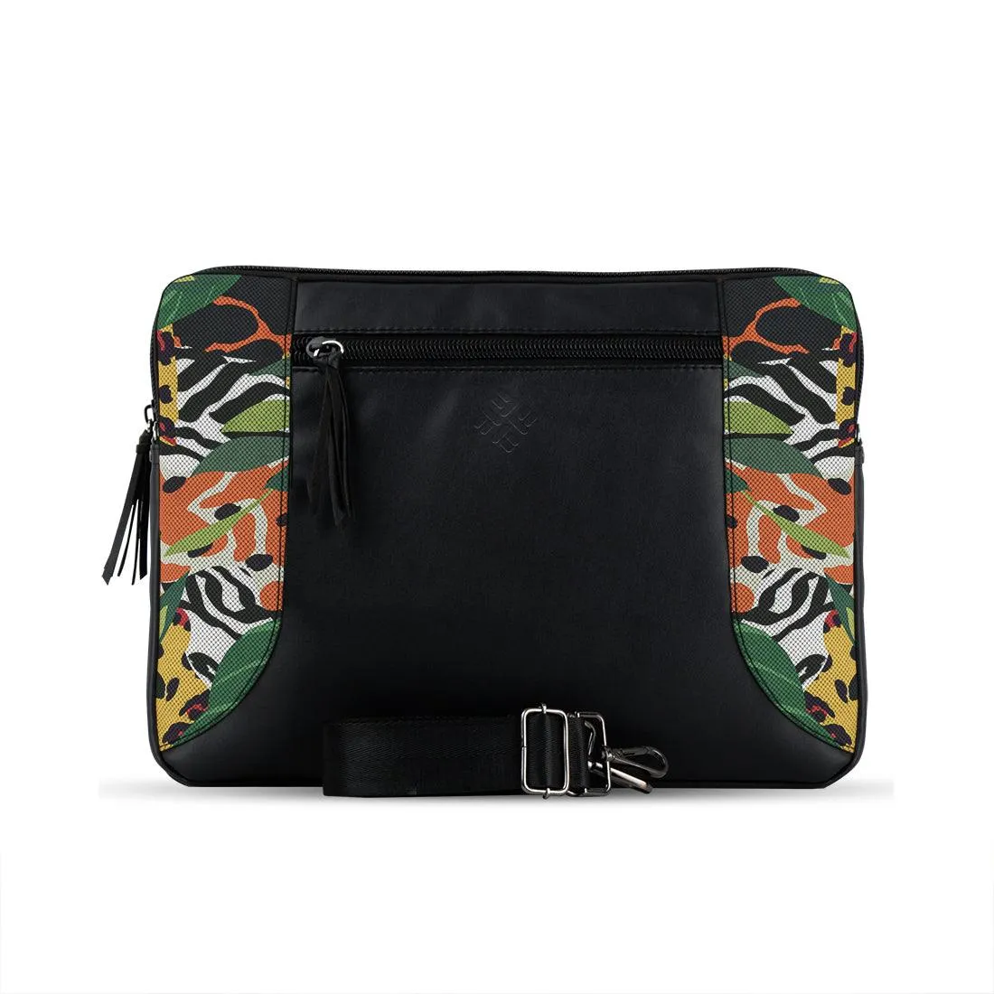 Black Mixed Laptop Sleeve Nature Skin