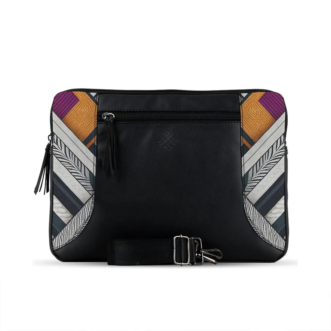 Black Mixed Laptop Sleeve Tangle