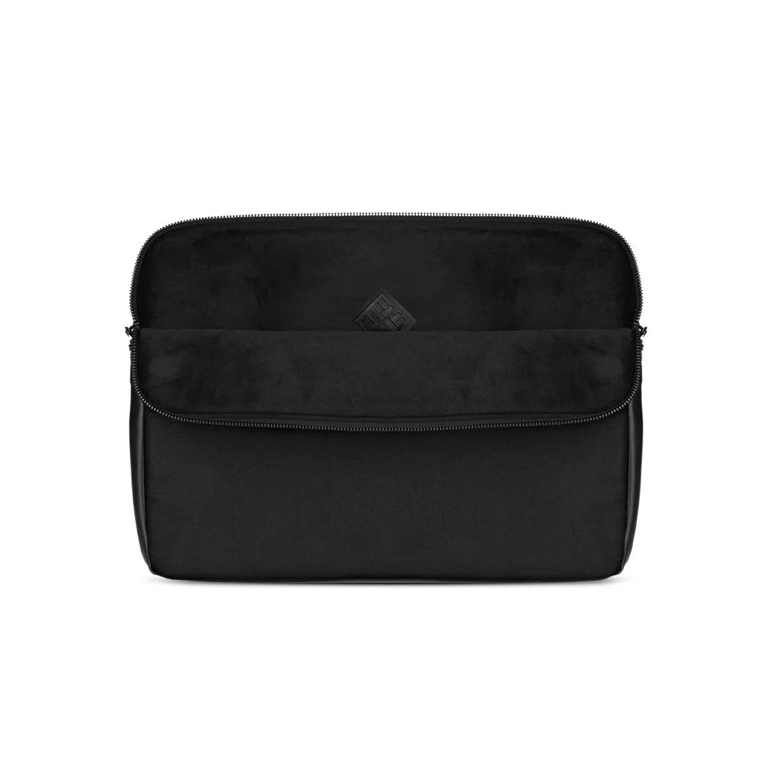 Black Mixed Laptop Sleeve Yellow Leaf