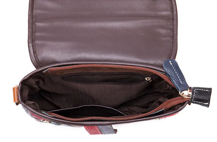 Boho Ladies Crossbody Satchel Bag Saddle Bags For Women