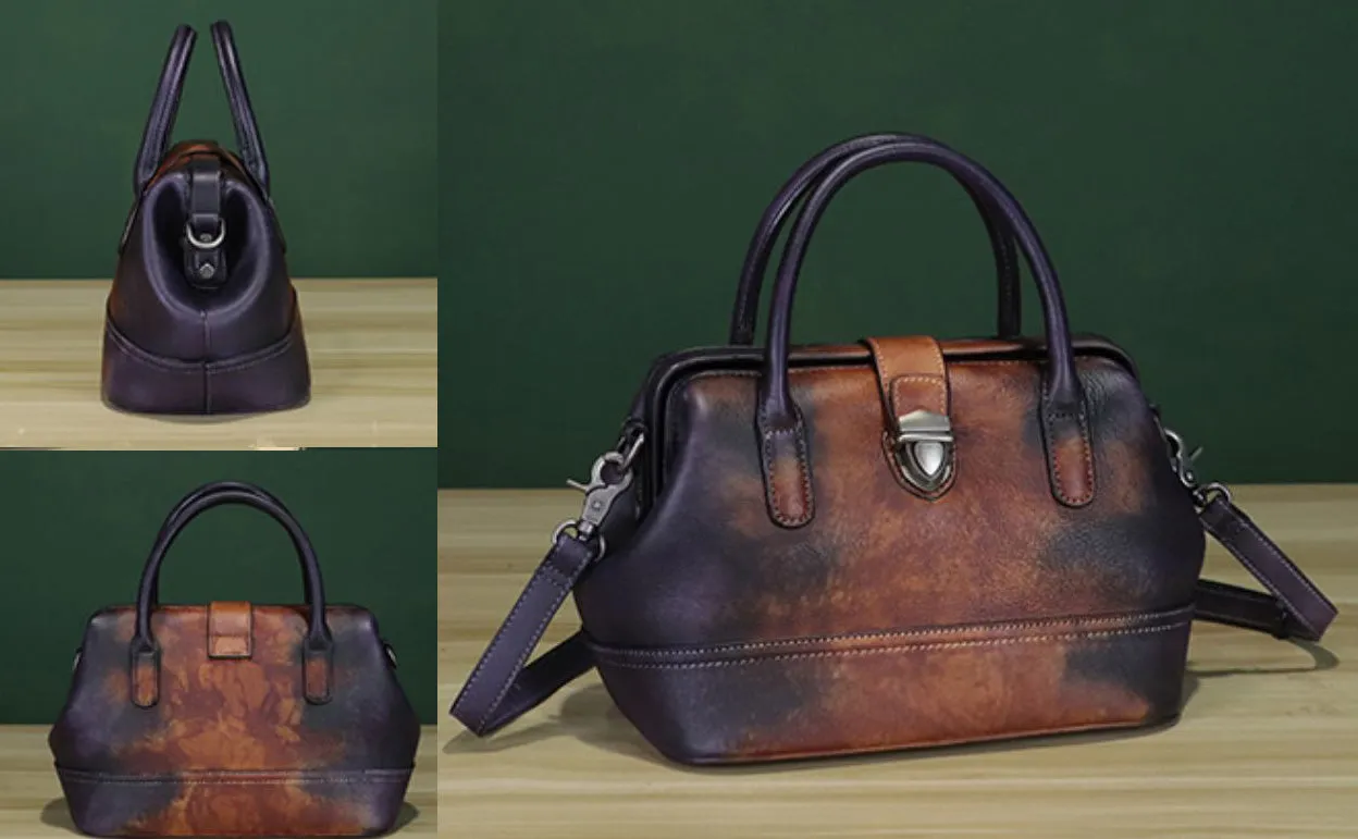 Classic Ladies Leather Over The Shoulder Bag Small Crossbody Bags For Women