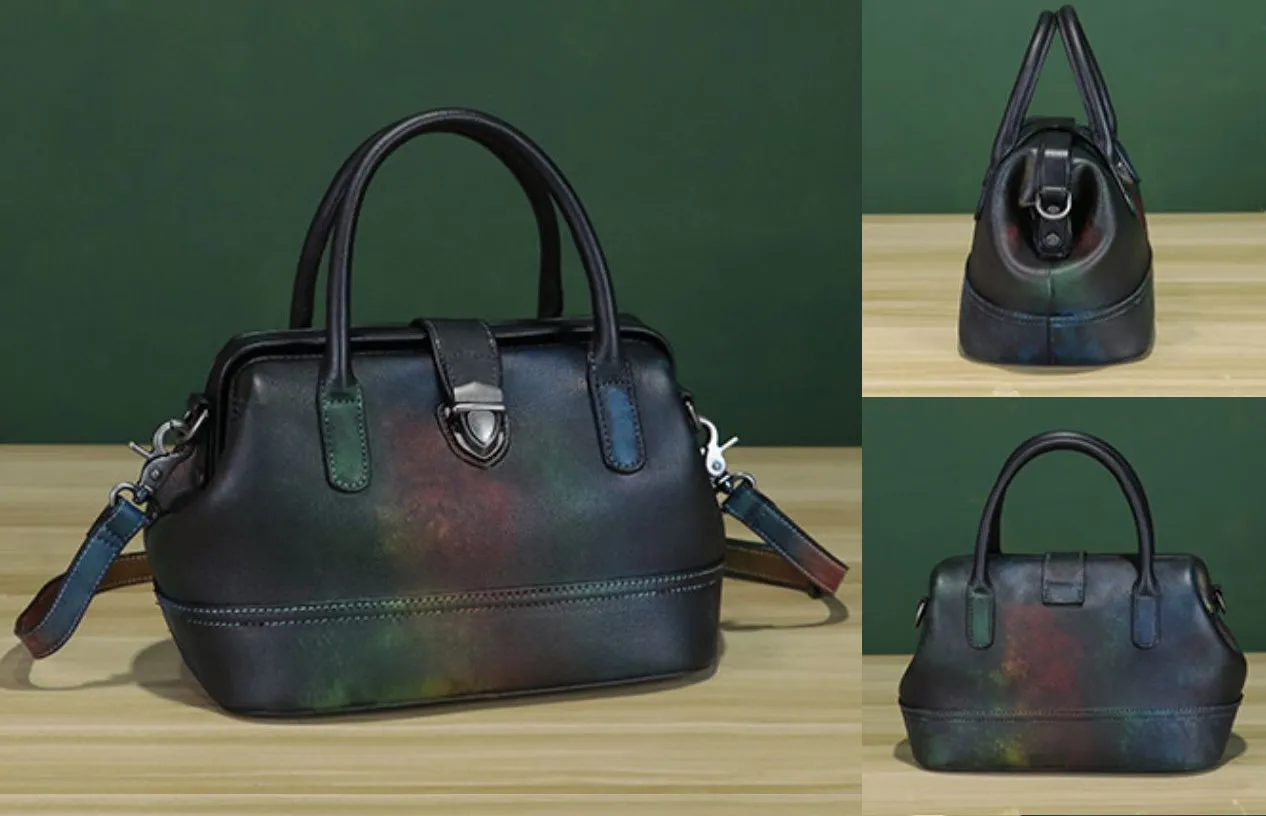 Classic Ladies Leather Over The Shoulder Bag Small Crossbody Bags For Women