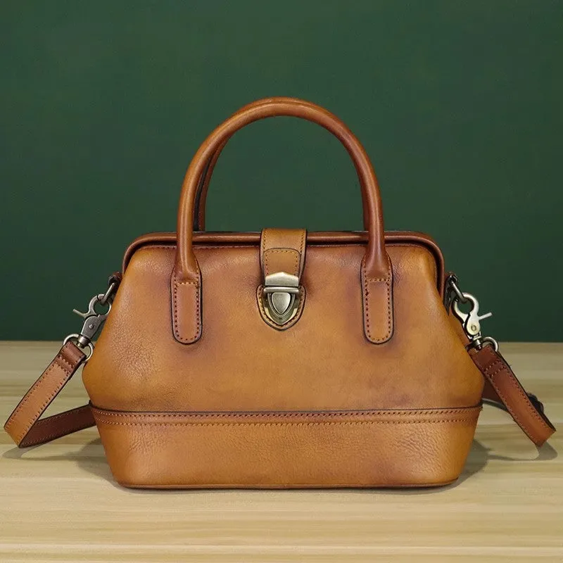Classic Ladies Leather Over The Shoulder Bag Small Crossbody Bags For Women
