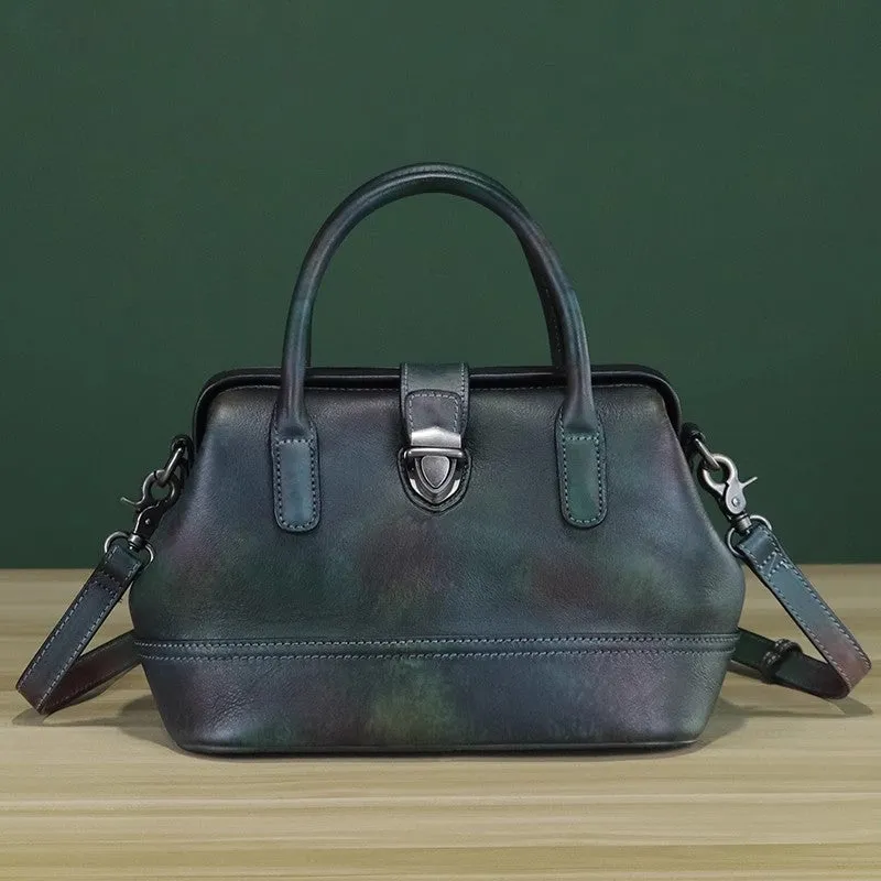 Classic Ladies Leather Over The Shoulder Bag Small Crossbody Bags For Women