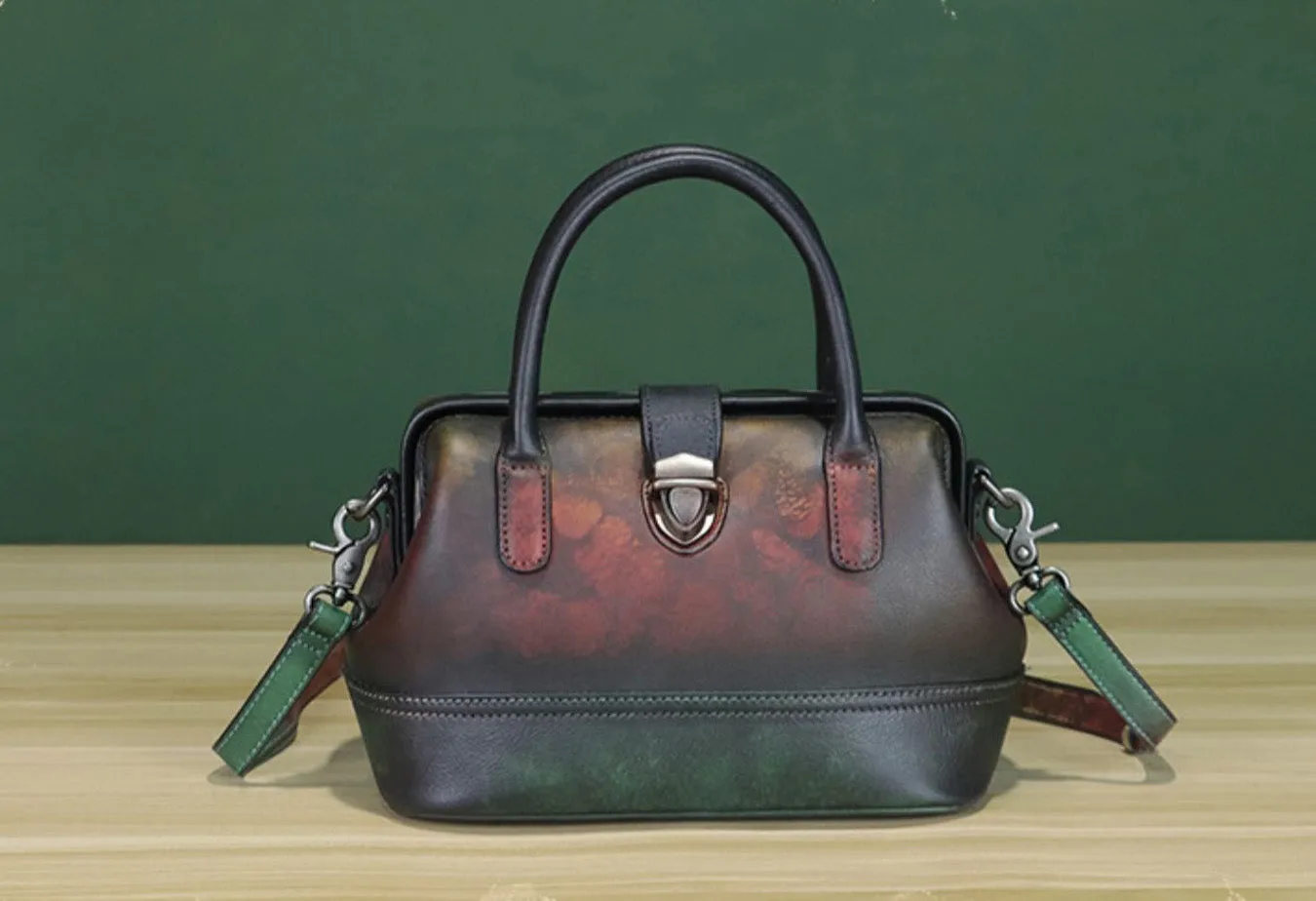 Classic Ladies Leather Over The Shoulder Bag Small Crossbody Bags For Women