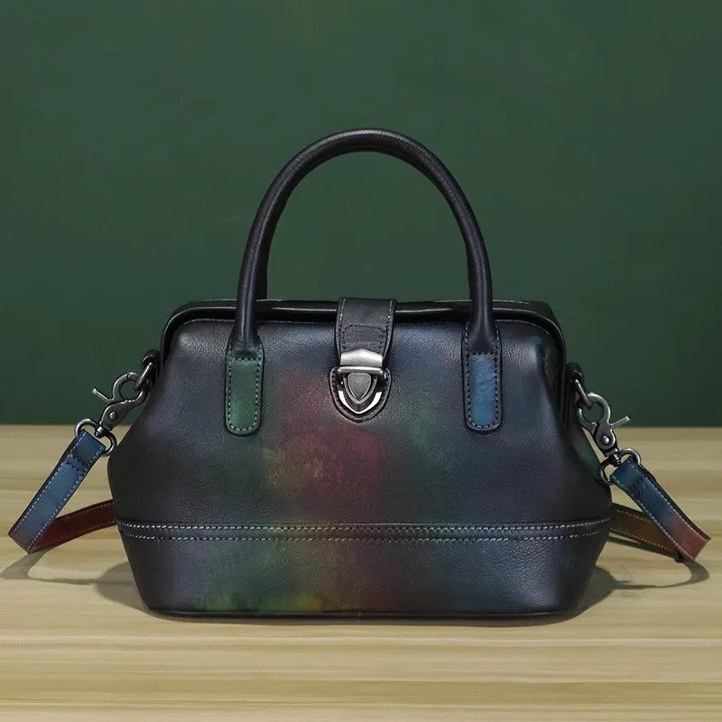 Classic Ladies Leather Over The Shoulder Bag Small Crossbody Bags For Women