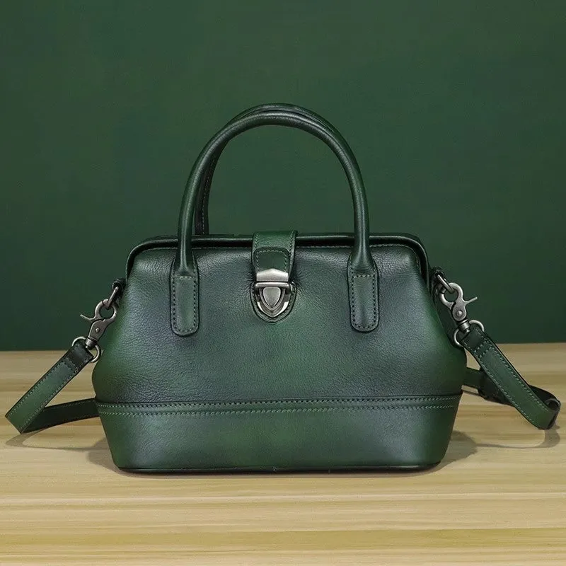Classic Ladies Leather Over The Shoulder Bag Small Crossbody Bags For Women