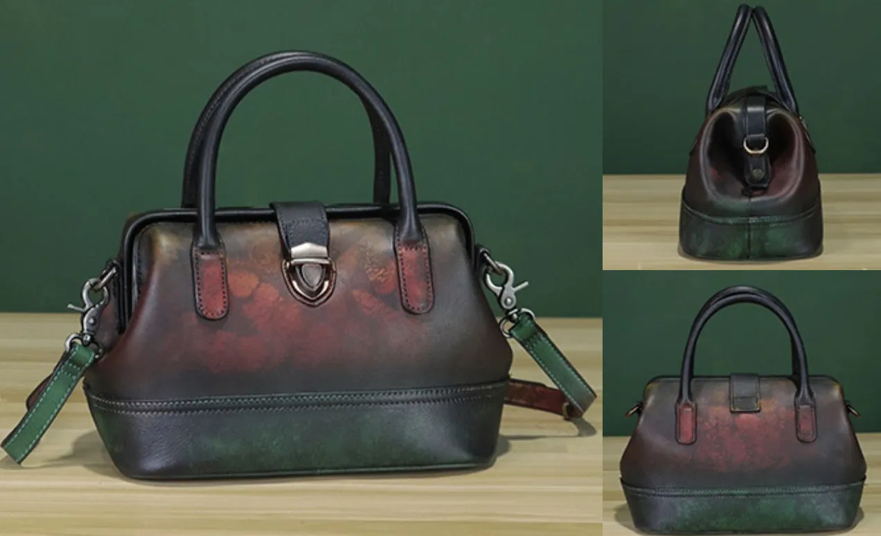 Classic Ladies Leather Over The Shoulder Bag Small Crossbody Bags For Women