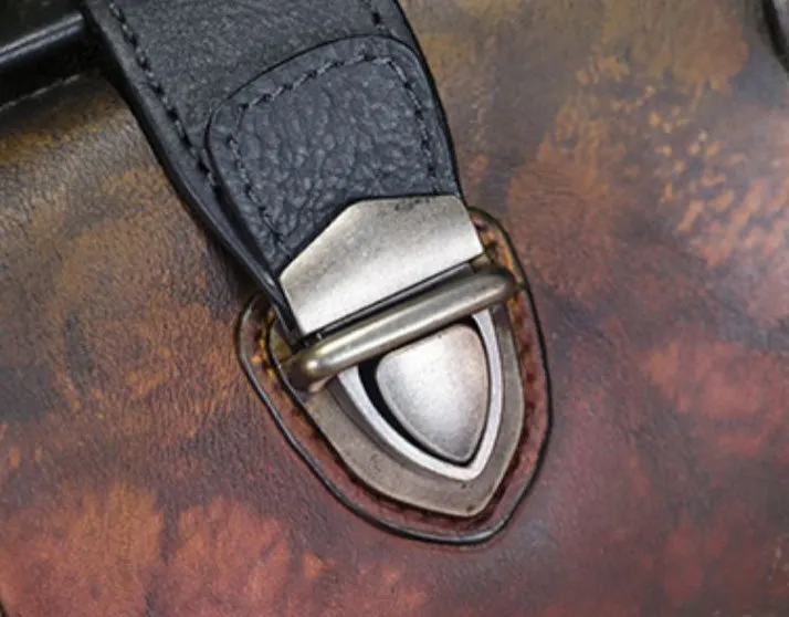 Classic Ladies Leather Over The Shoulder Bag Small Crossbody Bags For Women