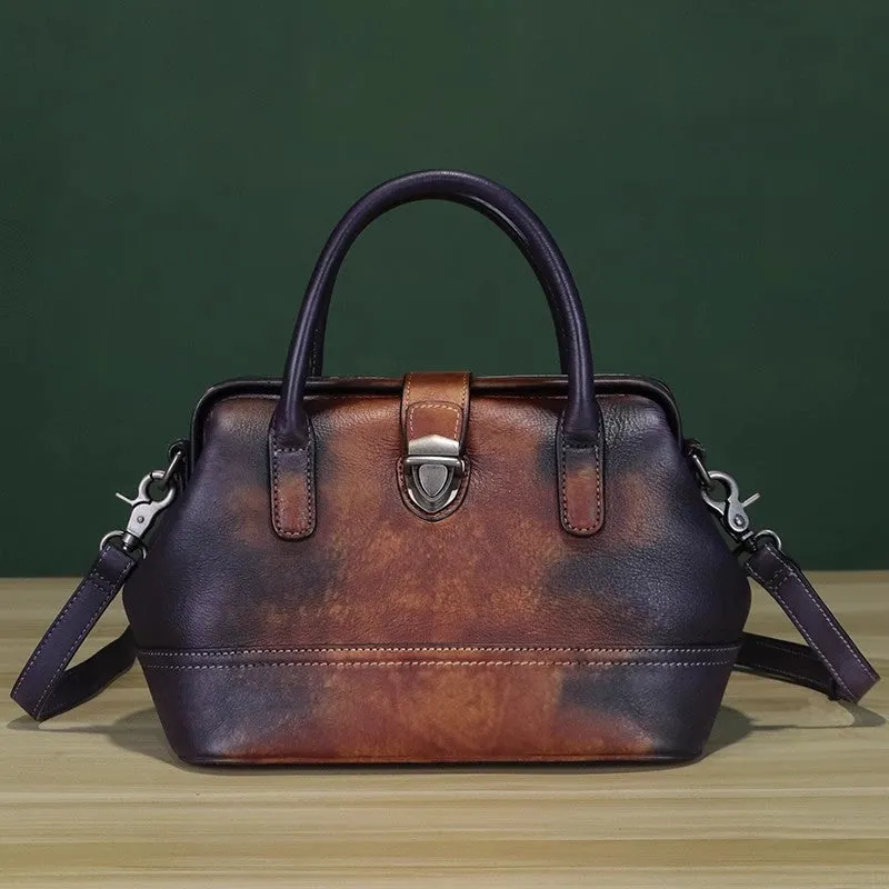 Classic Ladies Leather Over The Shoulder Bag Small Crossbody Bags For Women