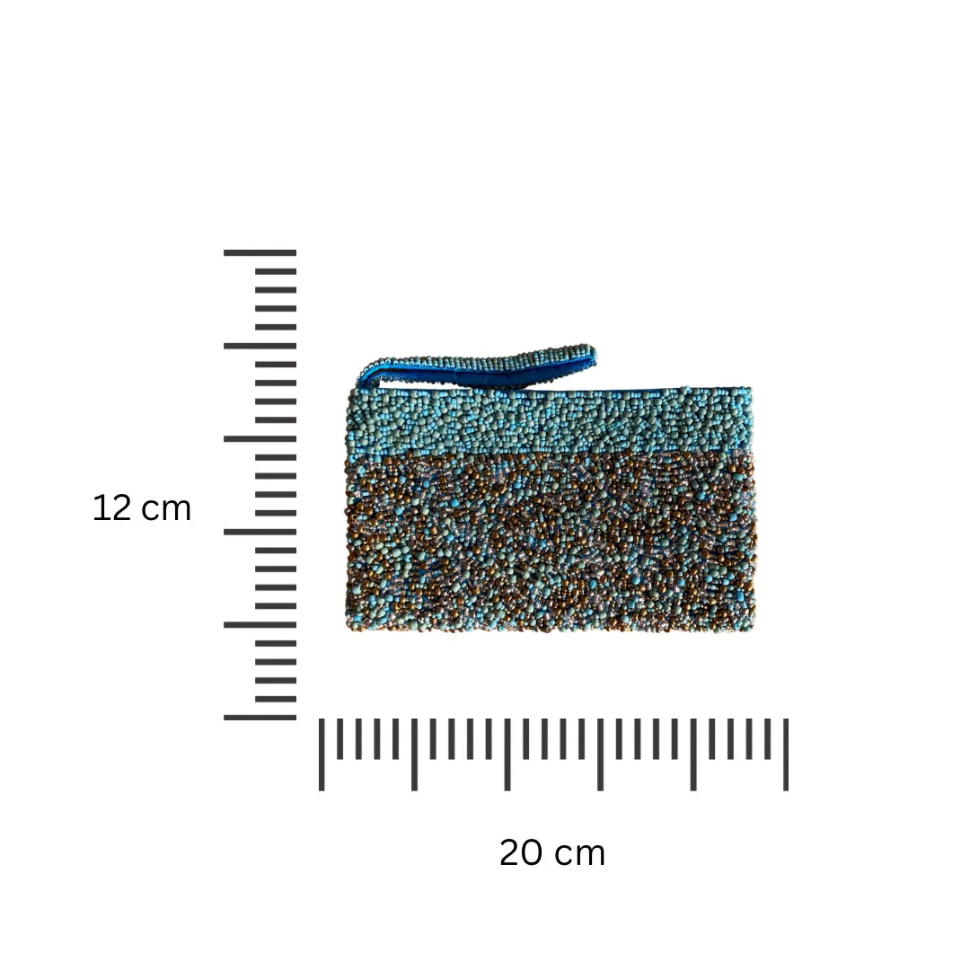 Colorful Beaded Clutch | Large