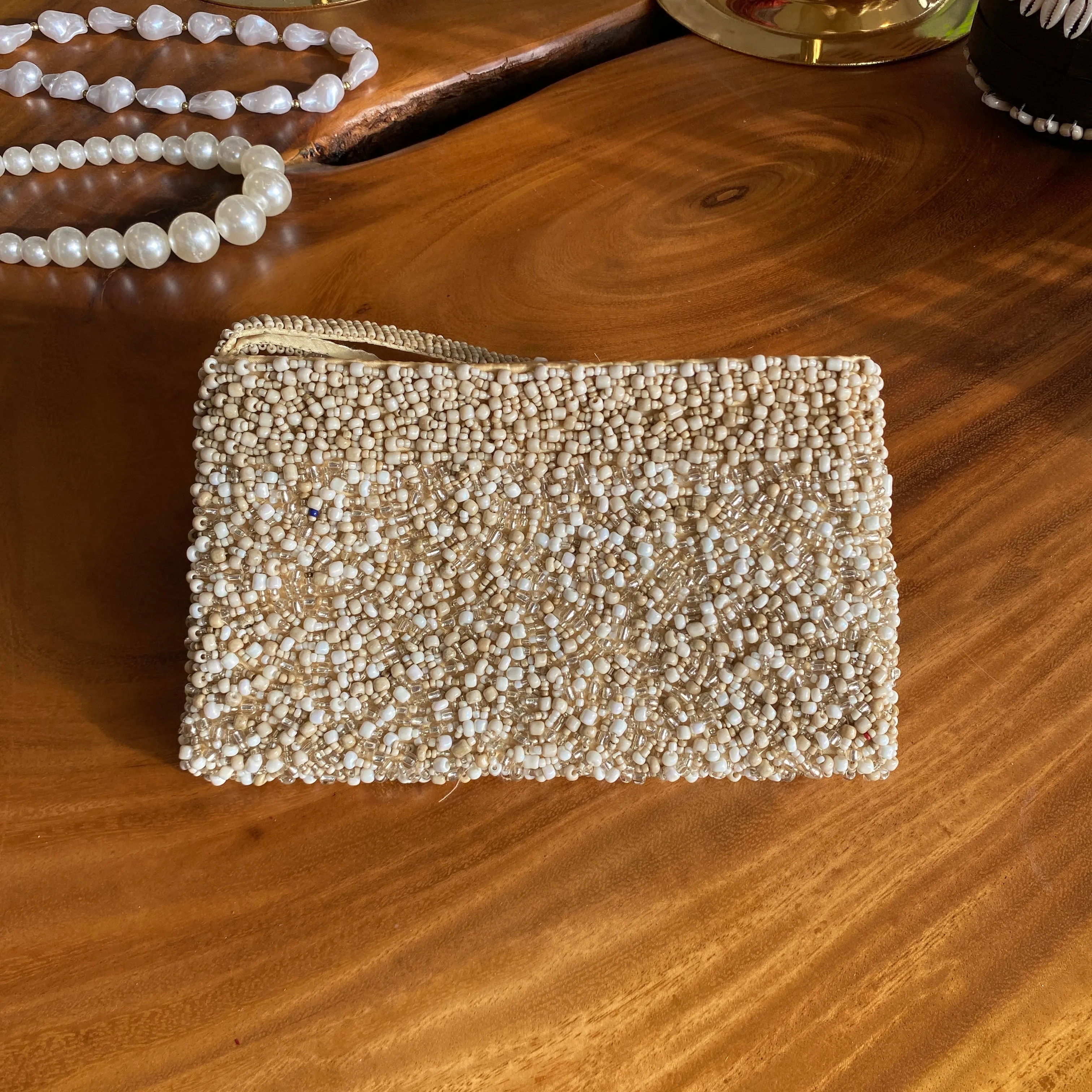 Colorful Beaded Clutch | Large