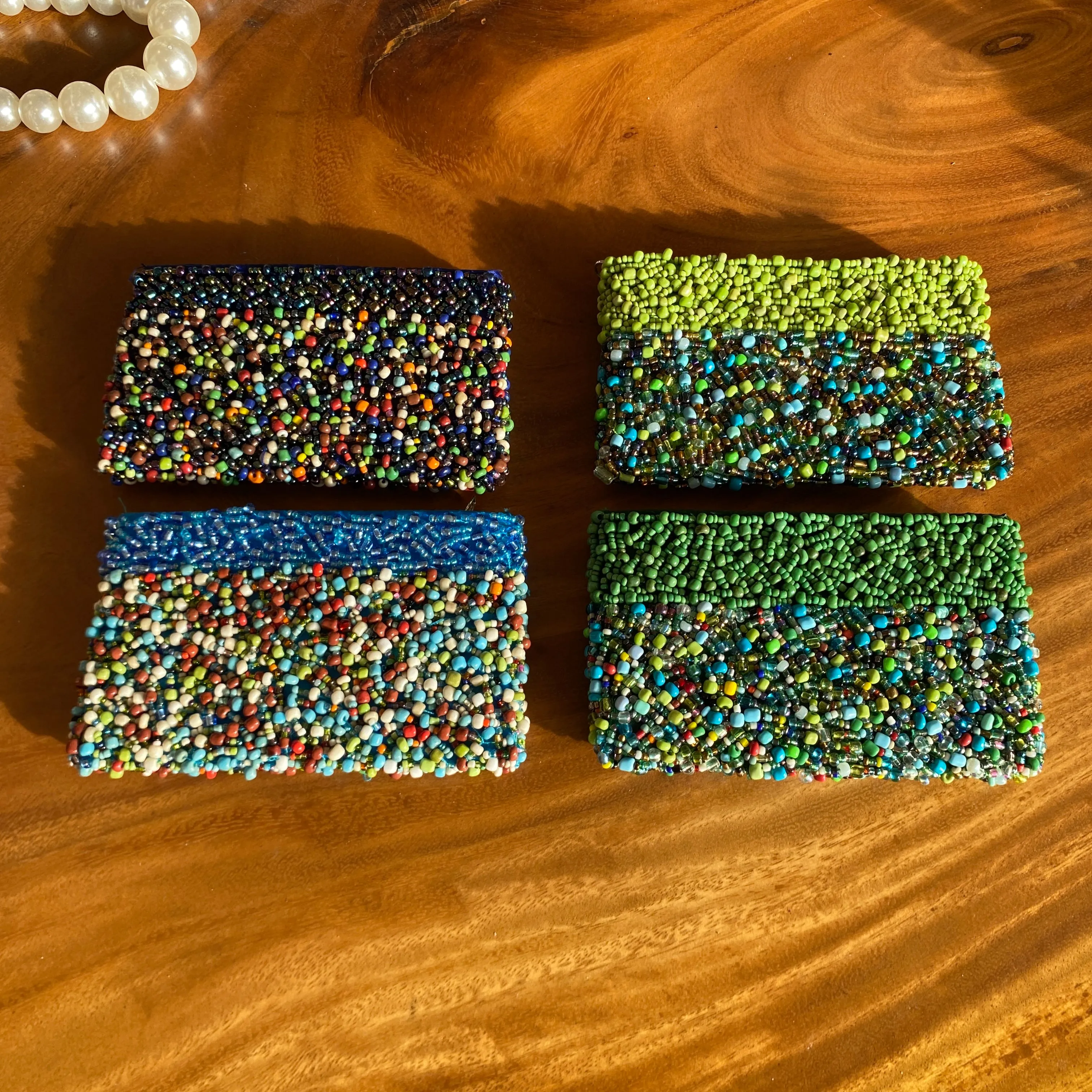 Colorful Beaded Clutch | Small