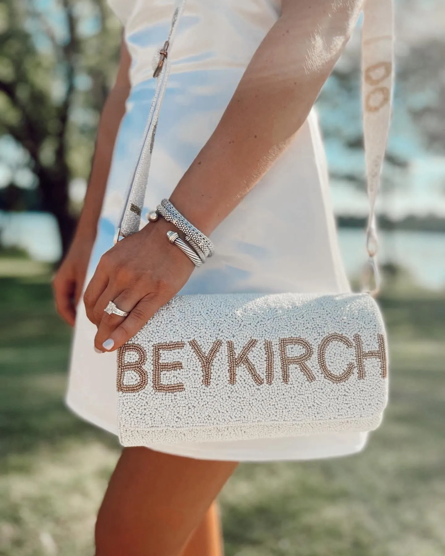 CUSTOM Beaded Clutch