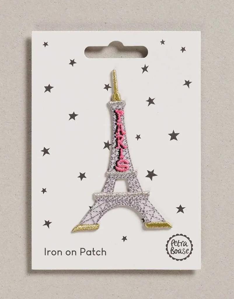 Eiffel Tower Iron on Patch, Petra Boase