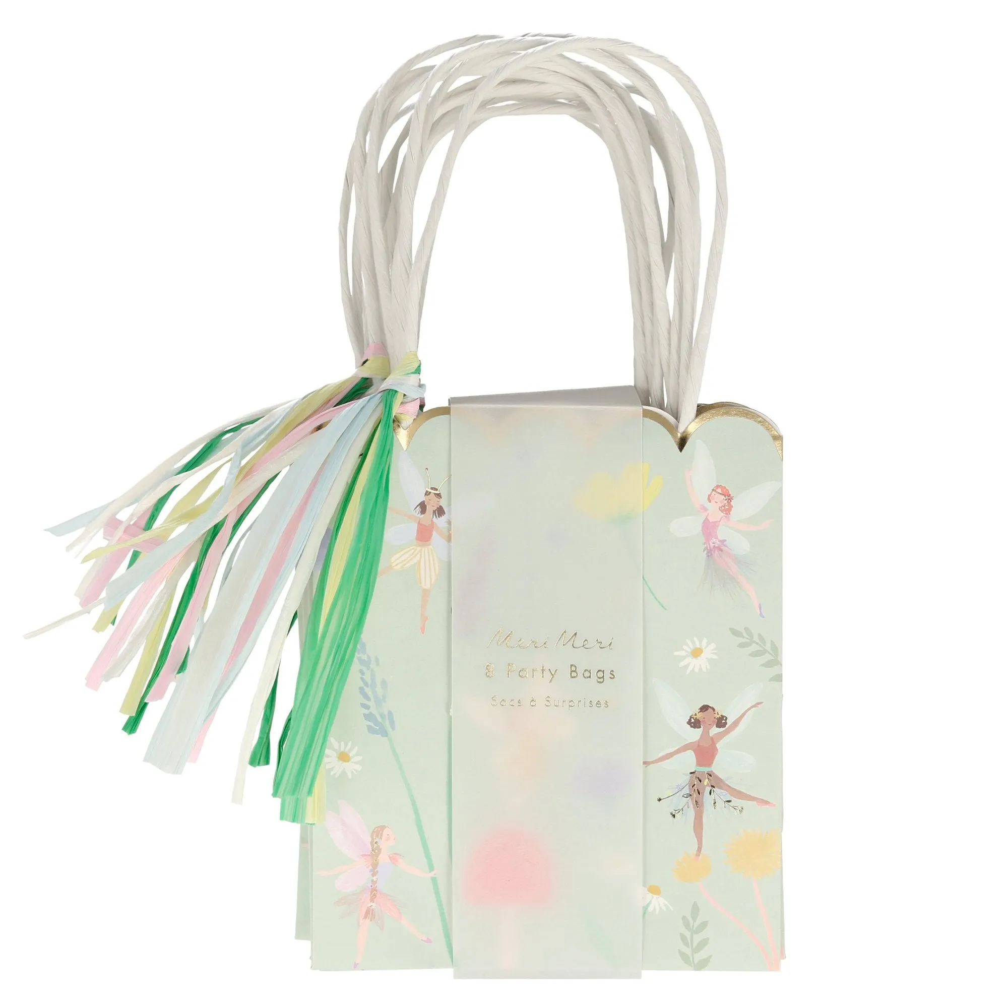 Fairy Party Paper Bags, 8 Count