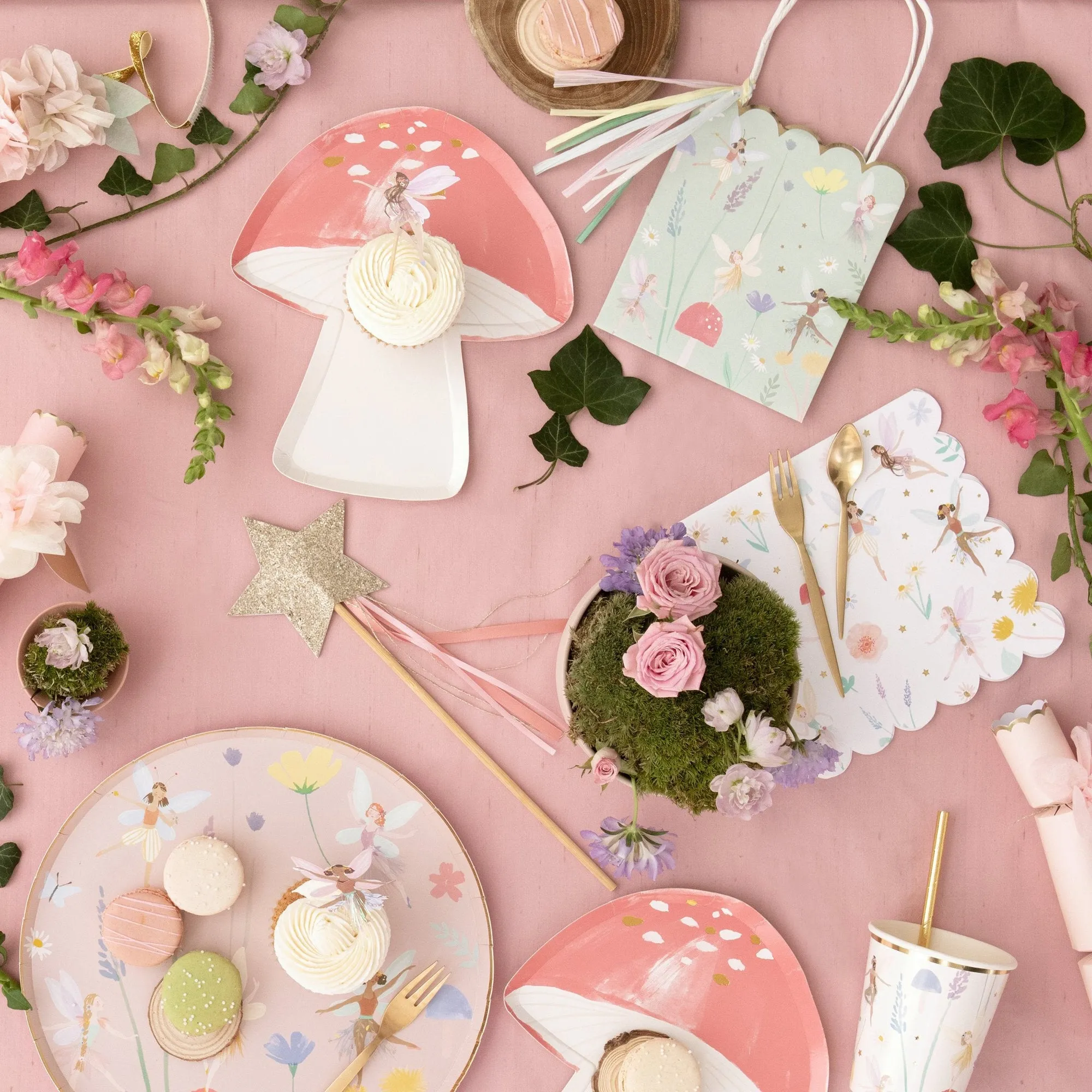 Fairy Party Paper Bags, 8 Count