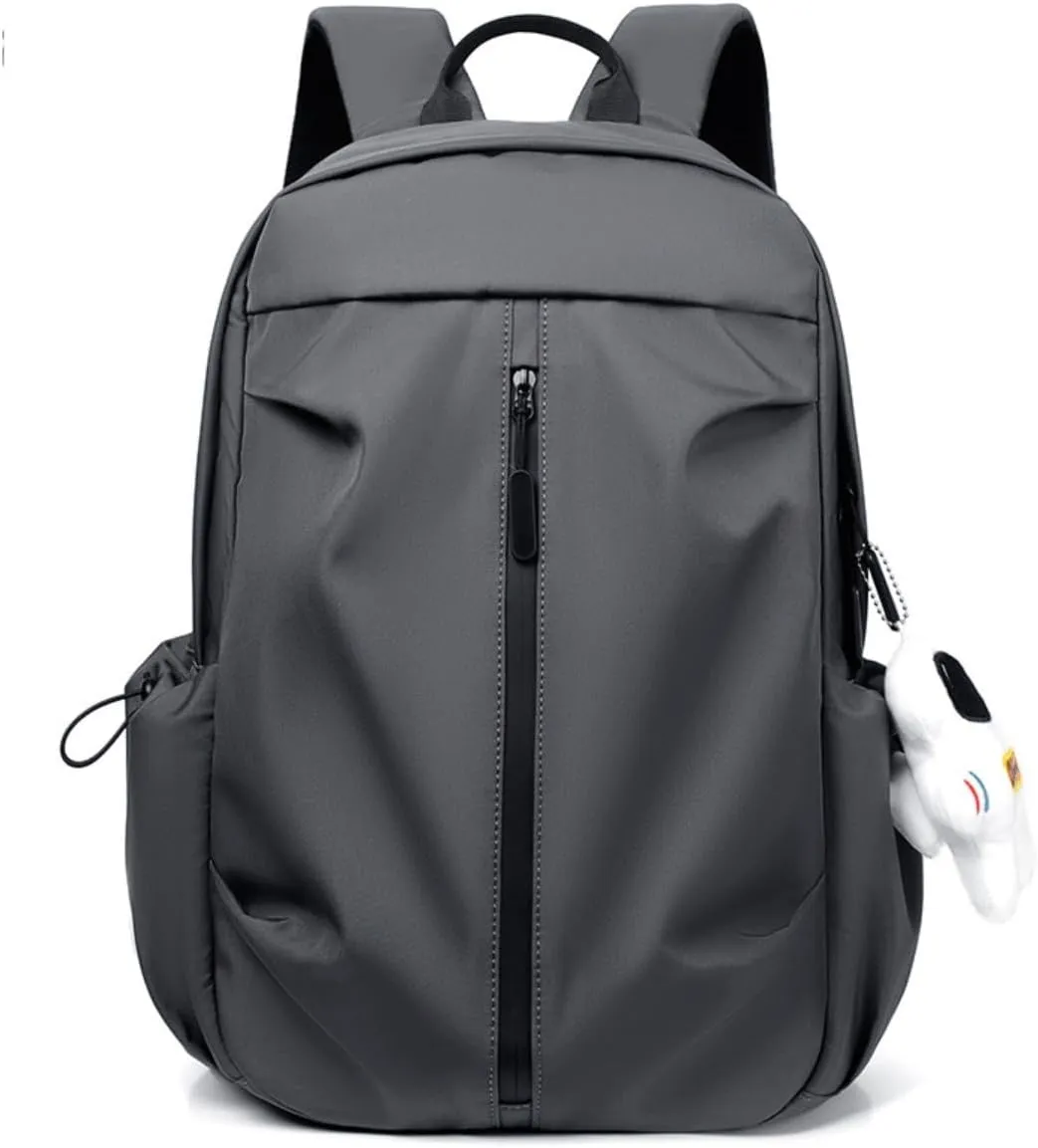 Fashion leisure backpack outdoor travel laptop bag for men and women (grey)