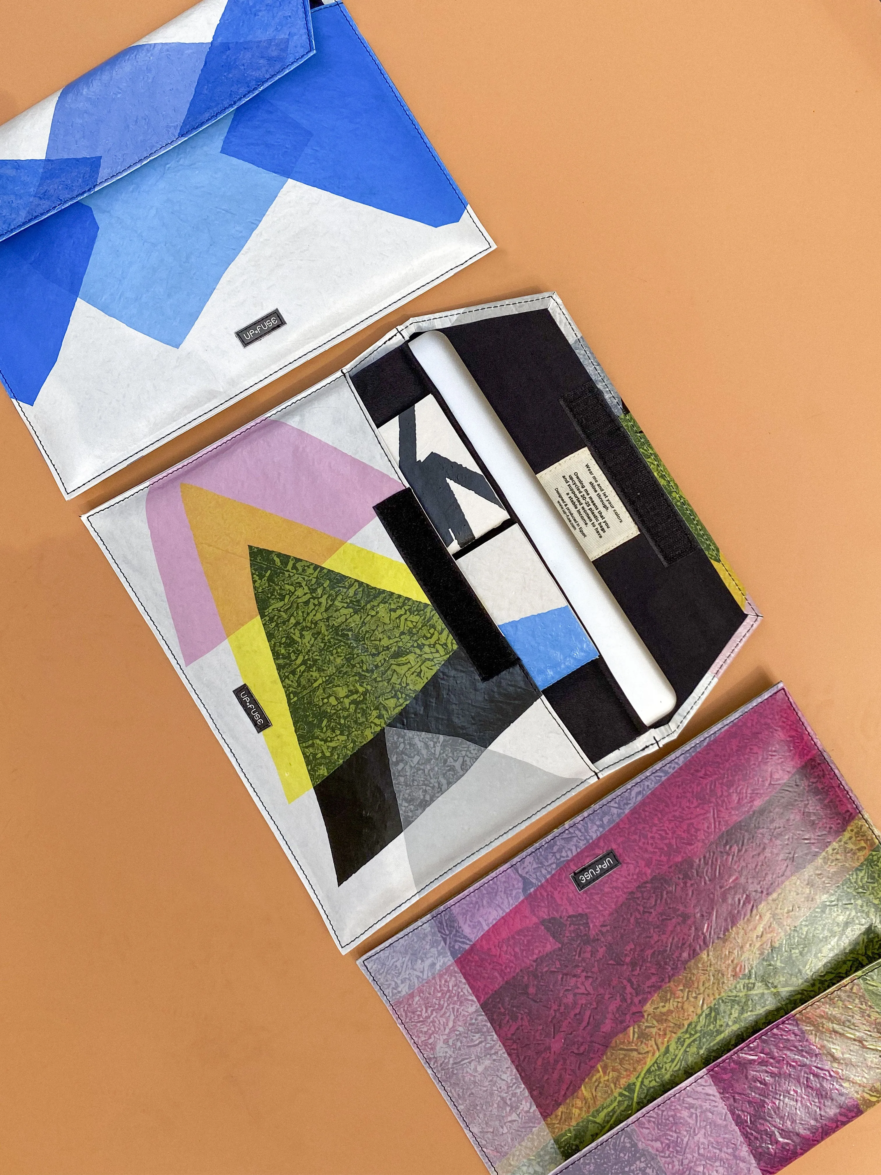 Folder Laptop Sleeve - Saumon Confetti