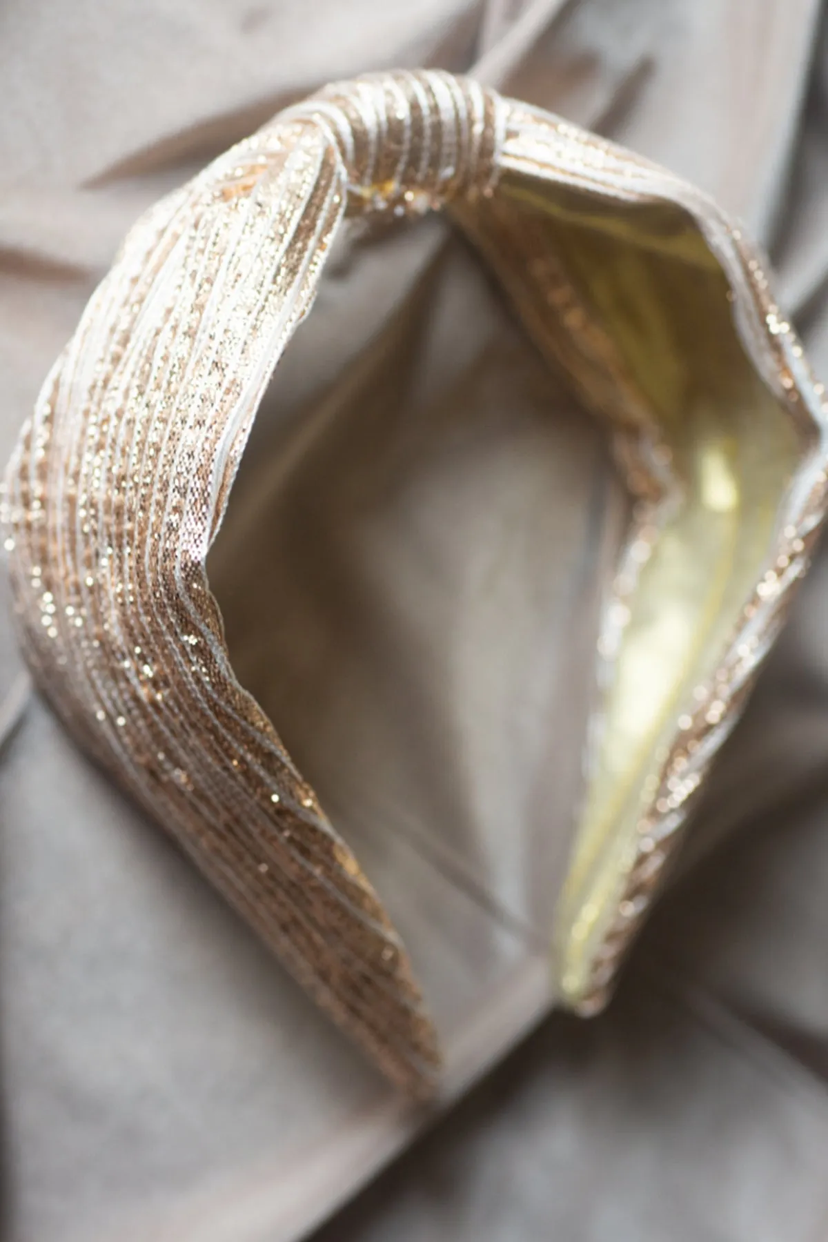 Gleaming Gold Shimmer Headband