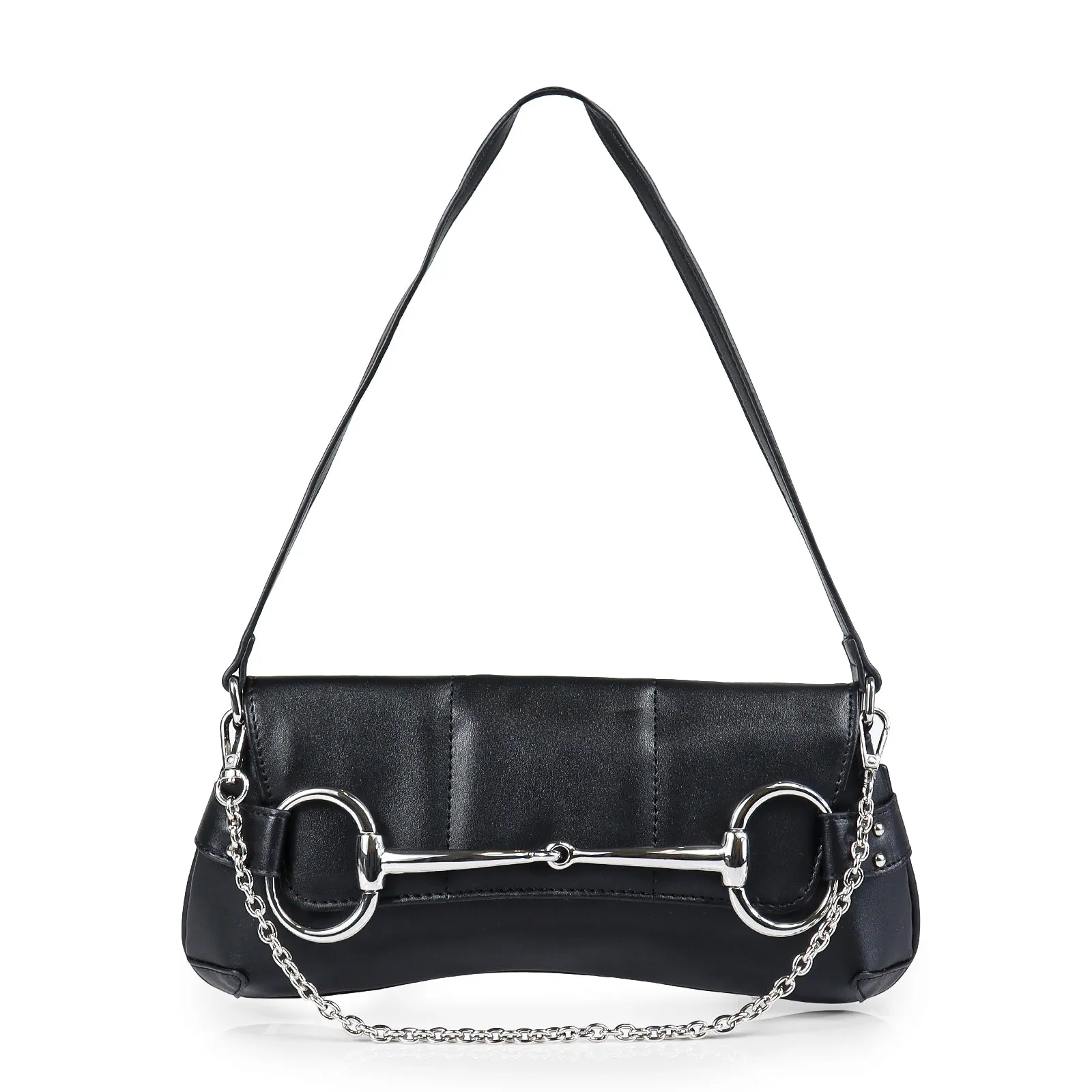 H-LOCK PADDED SHOULDER BAG - BLACK