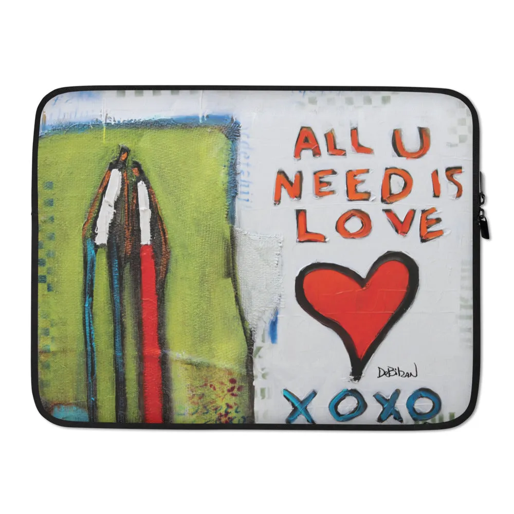 INVALUABLE - All You Need Is Love Laptop Sleeve