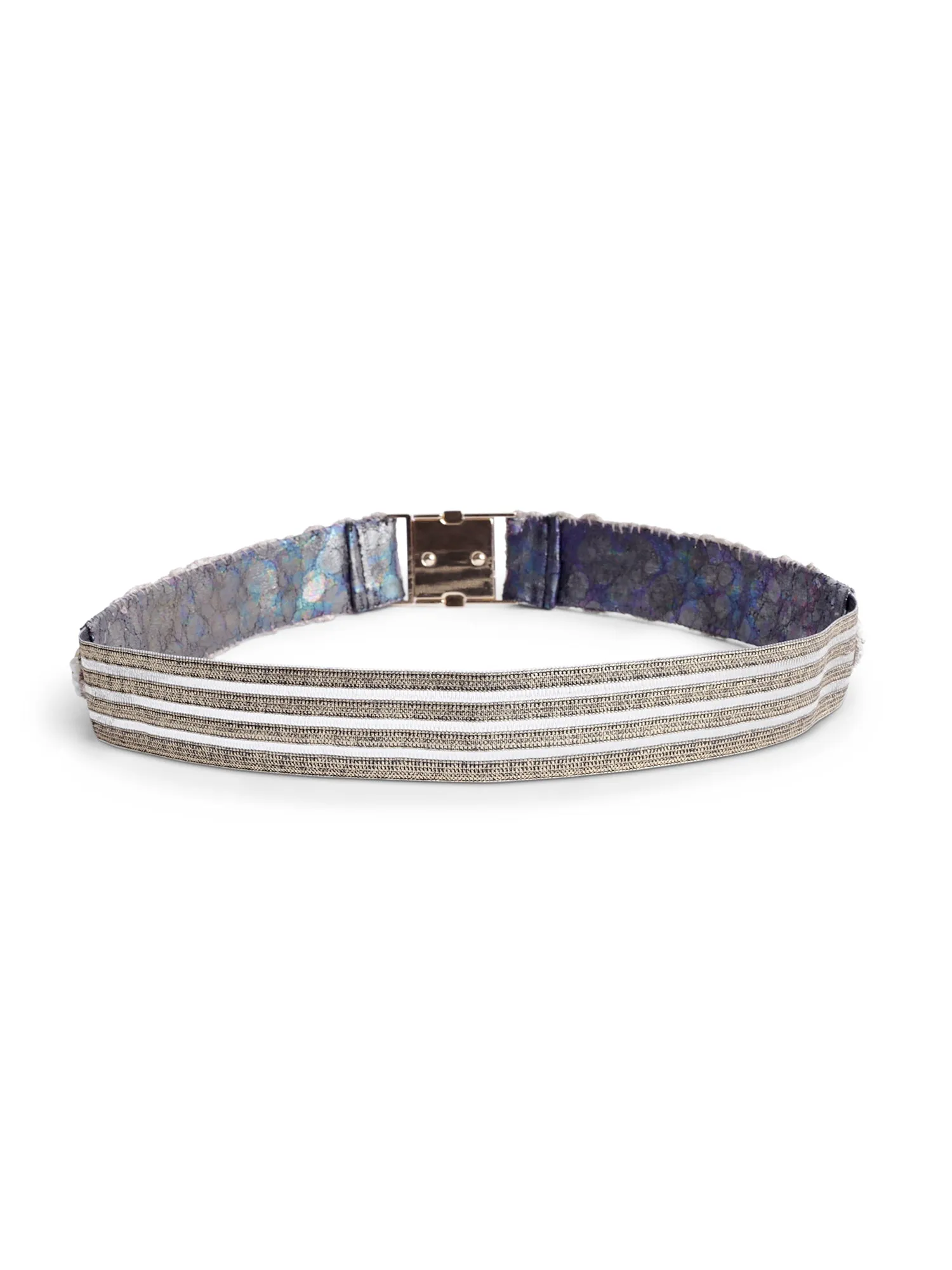 Jeweled monogram belt