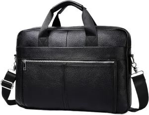 Leather Briefcase for Women Briefcases For Men Handbags Laptop Briefcase Bags 15.6 Inch Office Bussiness Computer Bag
