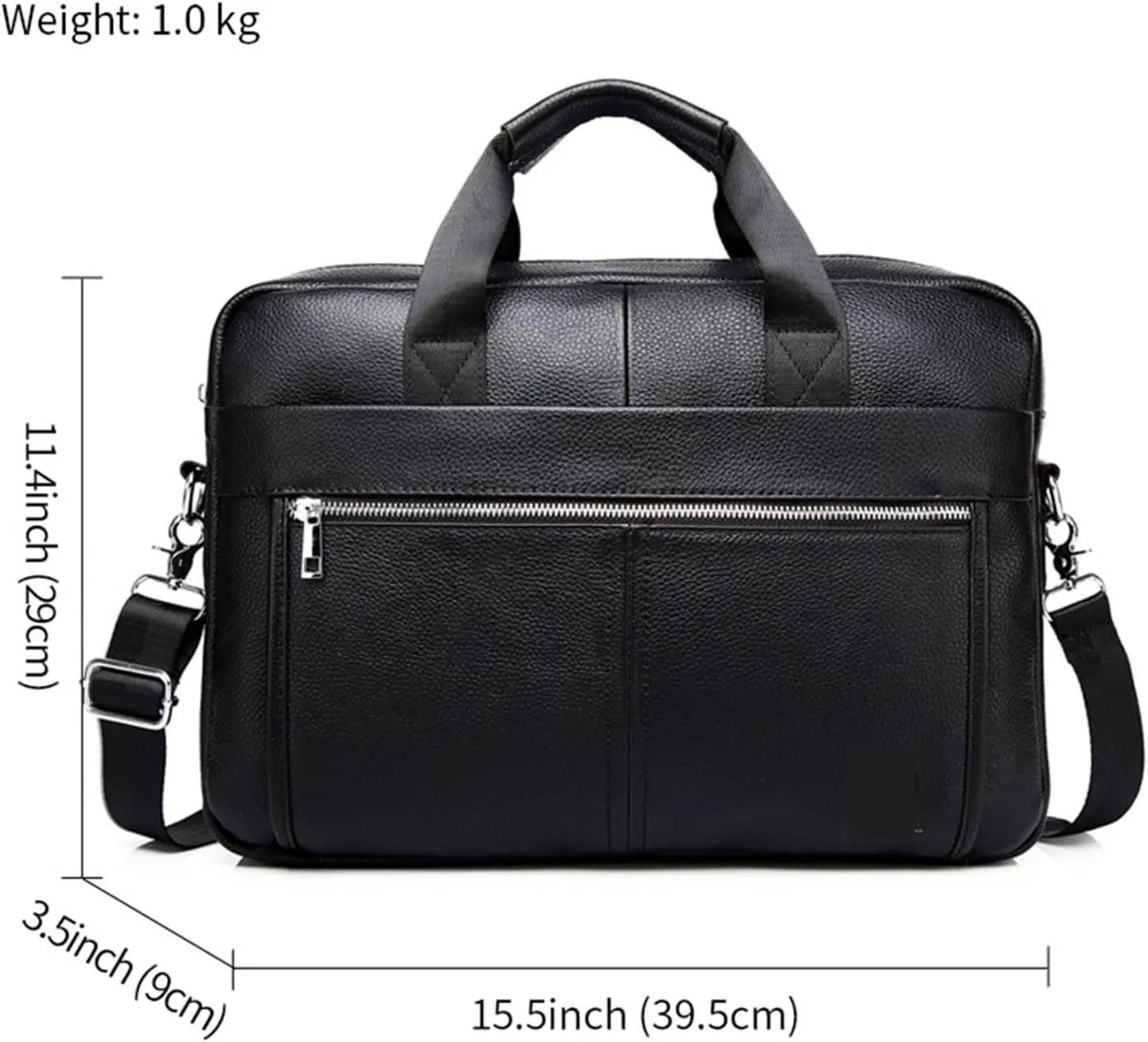 Leather Briefcase for Women Briefcases For Men Handbags Laptop Briefcase Bags 15.6 Inch Office Bussiness Computer Bag