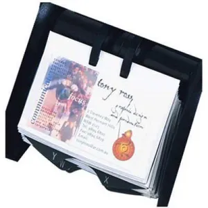Marbig Rotary Business Card File Refill Pack 20