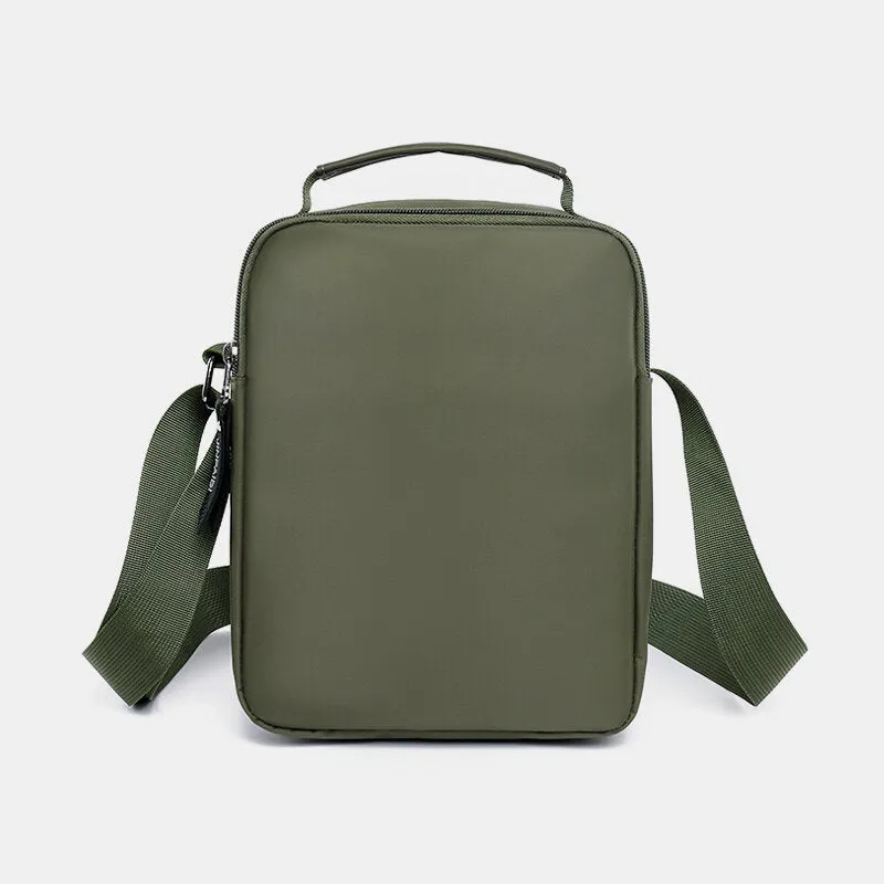 Men Oxford Cloth Multi-pocket Large Capacity Multi-Layers Waterproof Crossbody Bag Shoulder