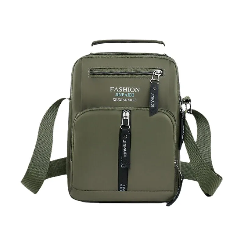 Men Oxford Cloth Multi-pocket Large Capacity Multi-Layers Waterproof Crossbody Bag Shoulder