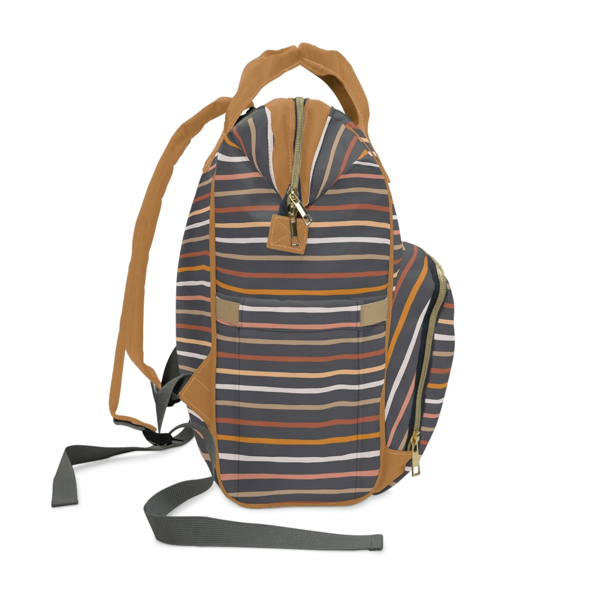 Neutral Stripes Backpack