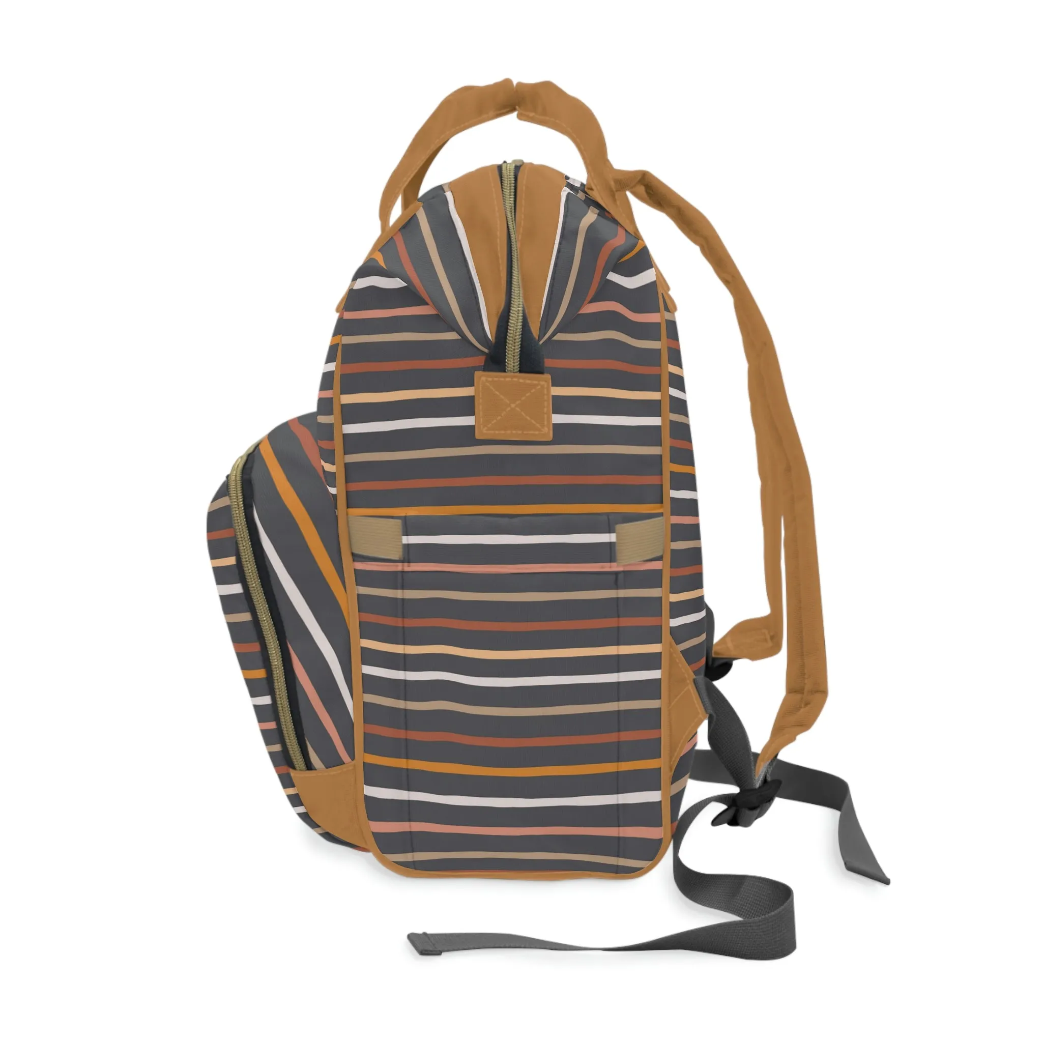 Neutral Stripes Backpack