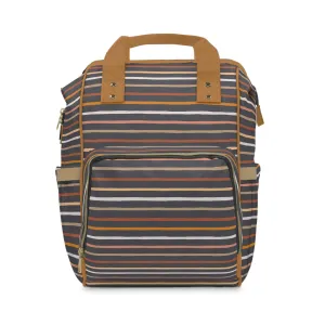 Neutral Stripes Backpack