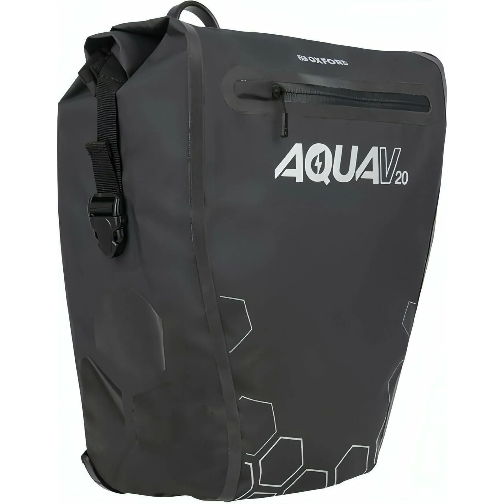 Oxford Aqua V 20L Single QR Pannier Bag - Black