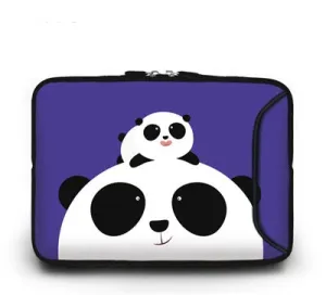 Panda Family Laptop Case