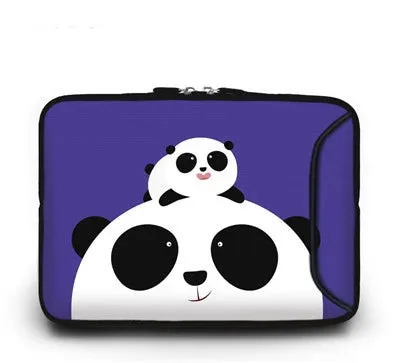 Panda Family Laptop Case