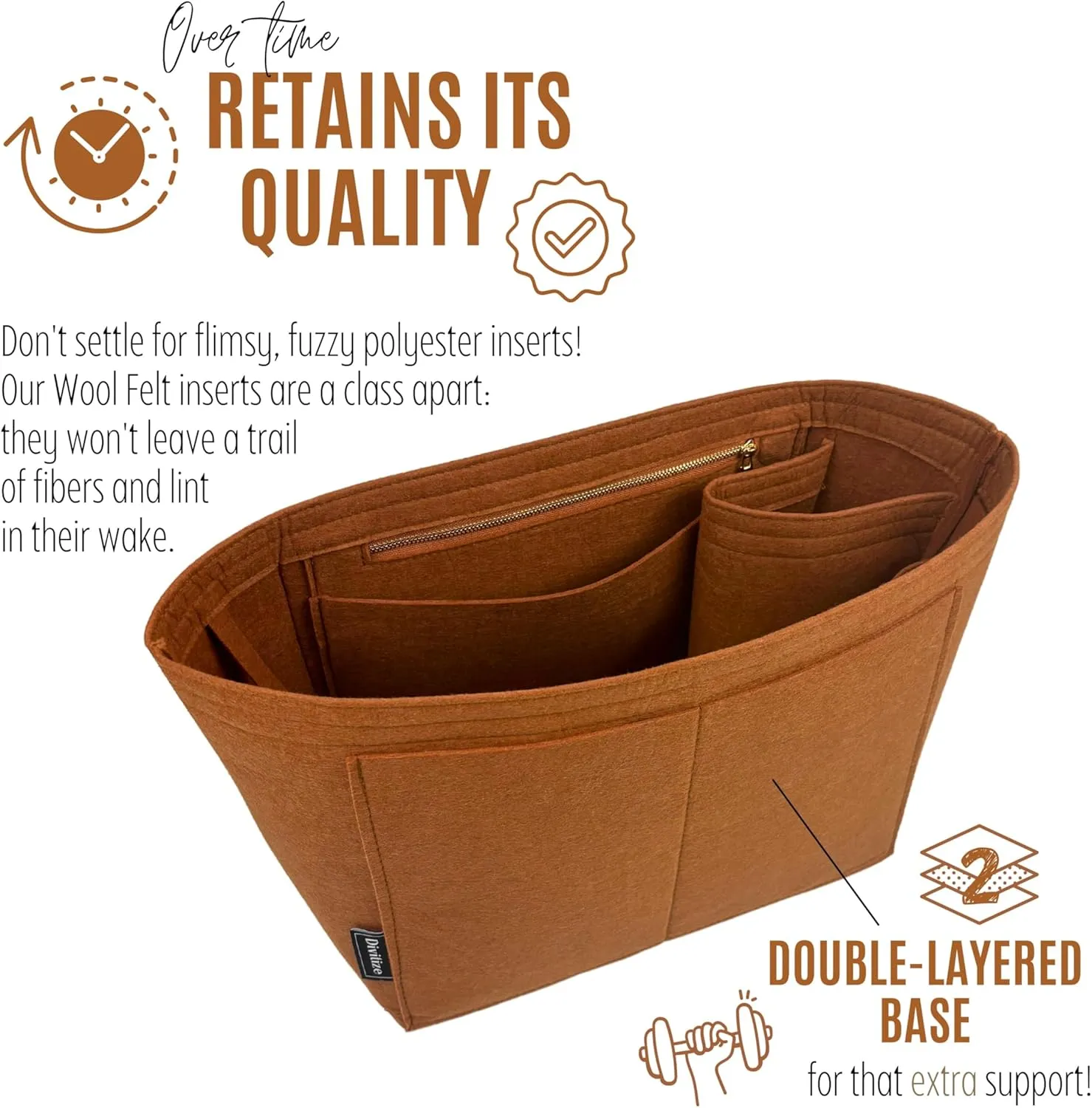 Premium Purse Organizer compatible with Row Three Park Tote Bag Insert - Handmade Oval Bag Organizer Perfect Fit for S/Three/XL Tote (Bubblegum, For Three Park Tote)