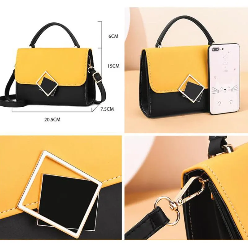 Pu Leather Flap Women Shoulder Bags