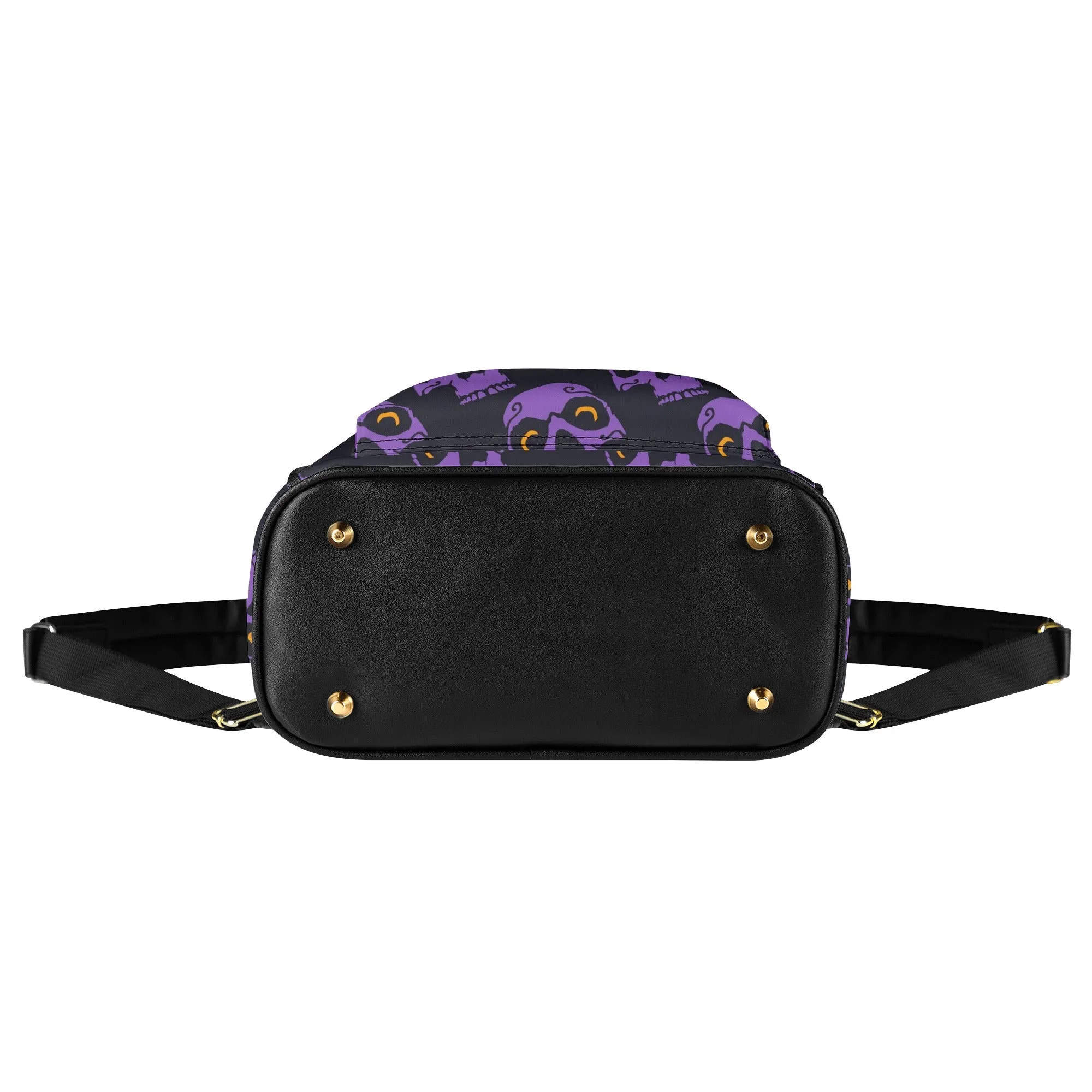 Purple Skull Heads Casual Backpack