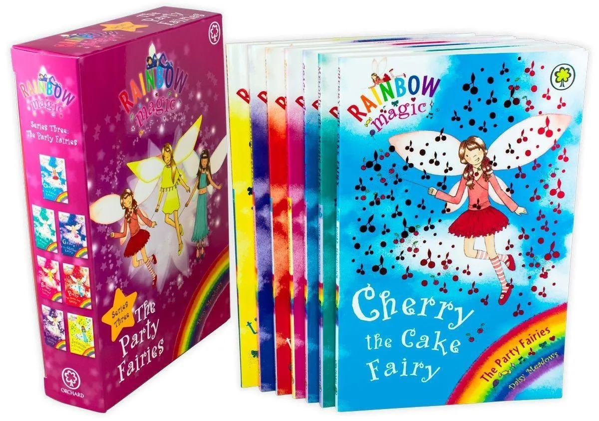 Rainbow Magic: The Party Fairies 7 Book Collection (Series 3) - Ages 5-7 - Paperback - Daisy Meadow