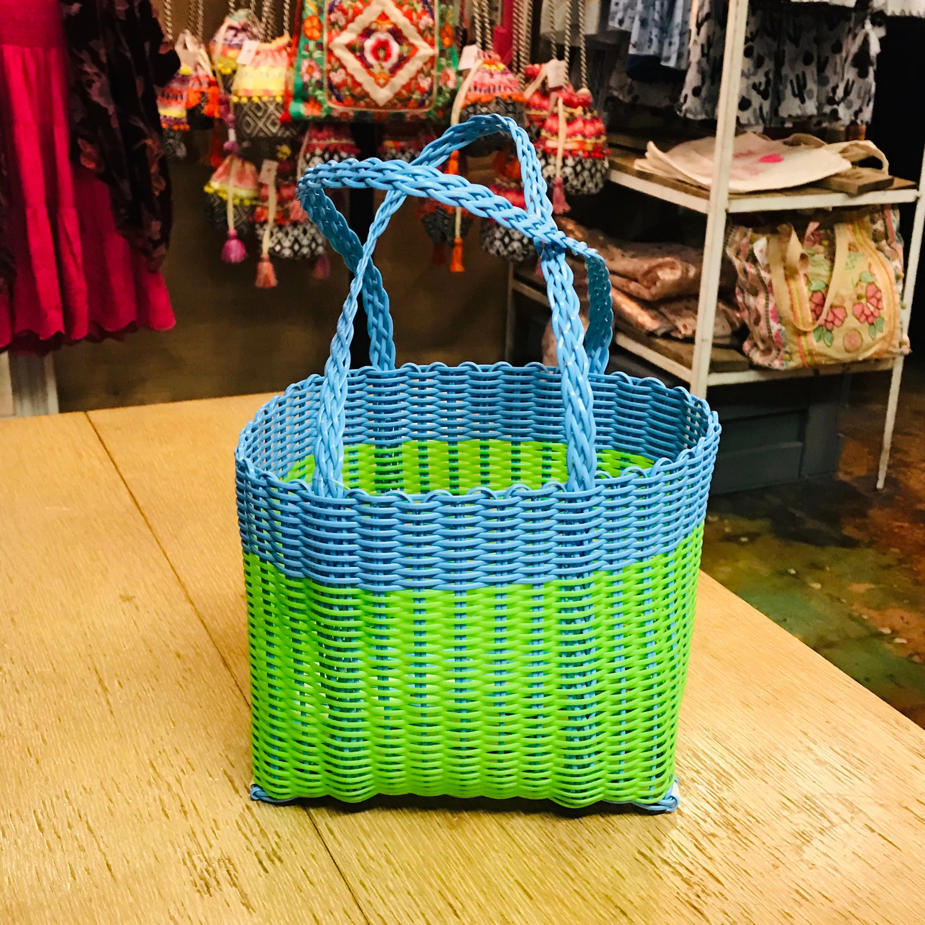 Recycled Woven Totes- Small
