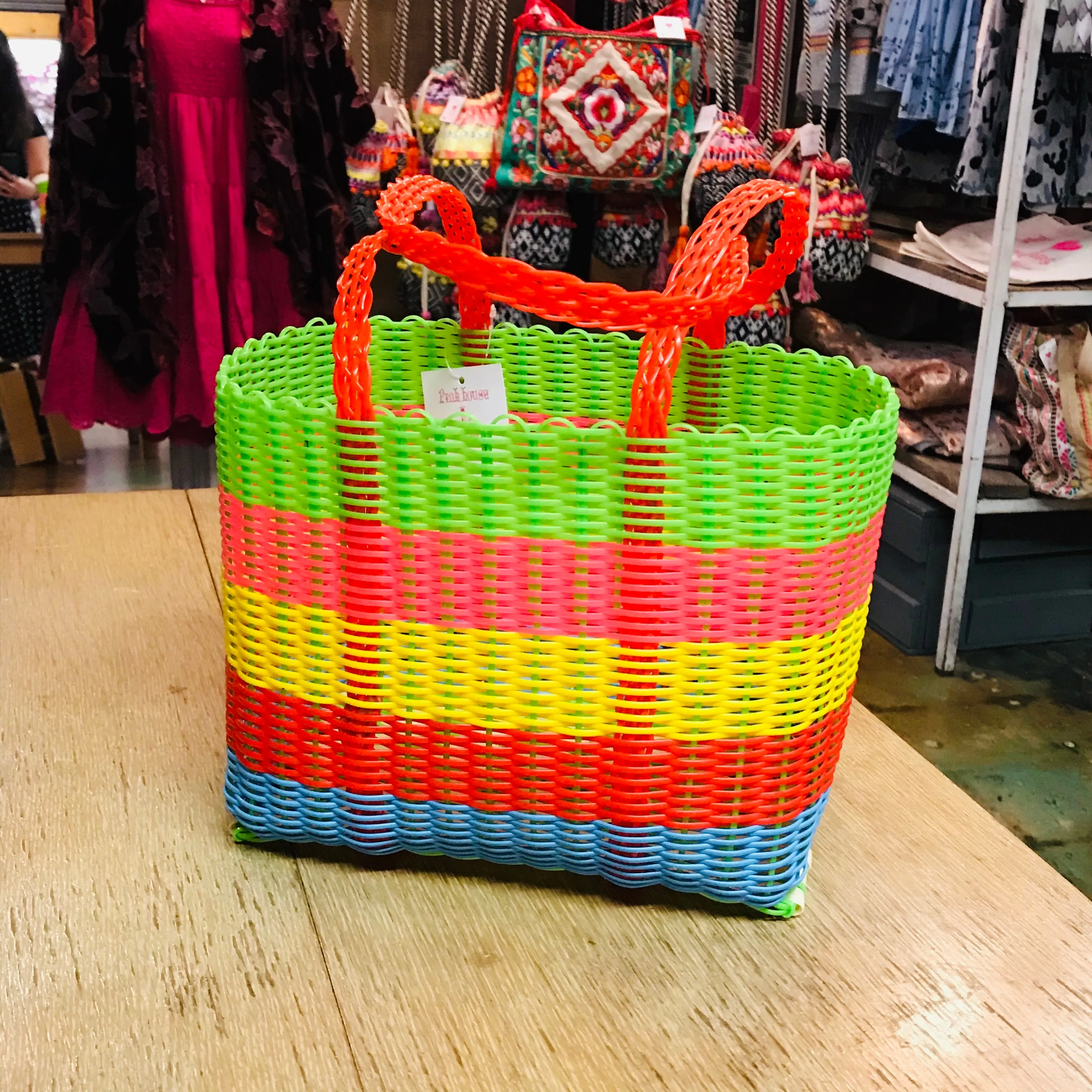 Recycled Woven Totes- Small