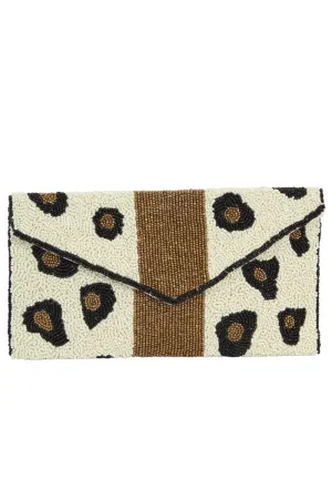 Set the Pace Leopard Clutch